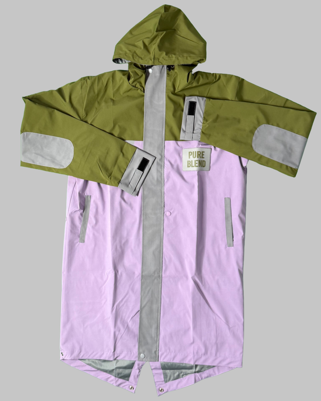 Fishtail Jacket – Olive&purple