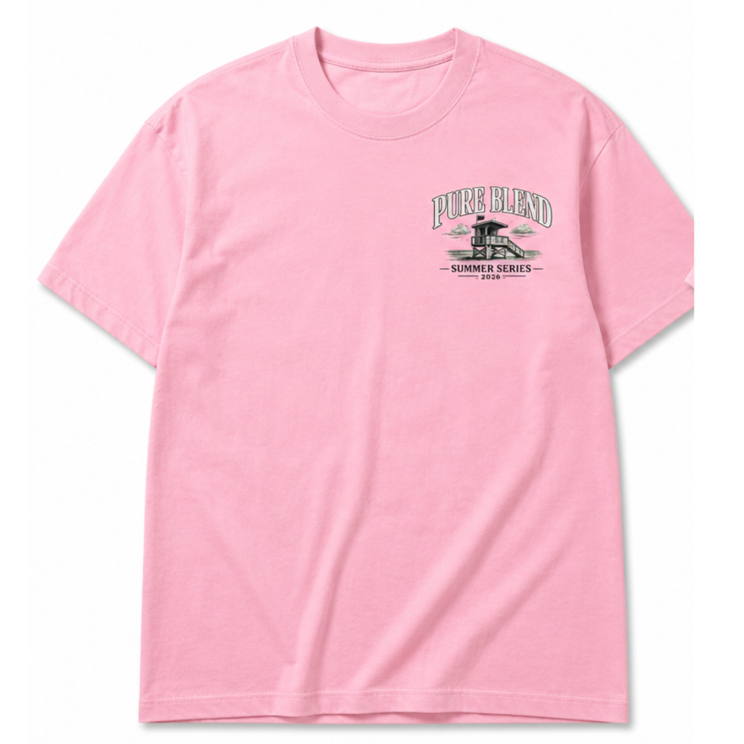 Pure Blend Summer Forecast Tee – Pink Edition