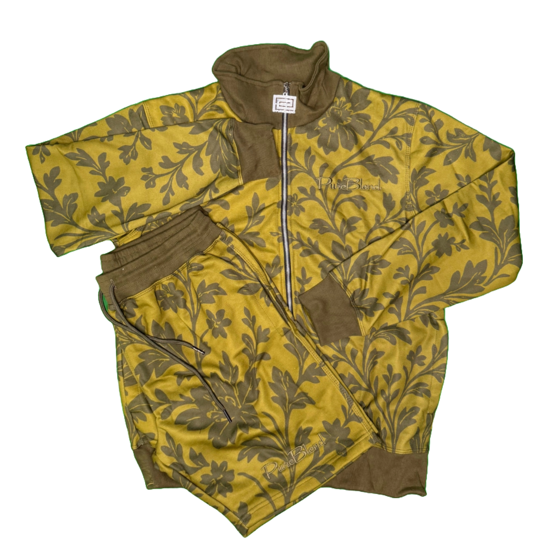 Floral Brick Bloom Short Set